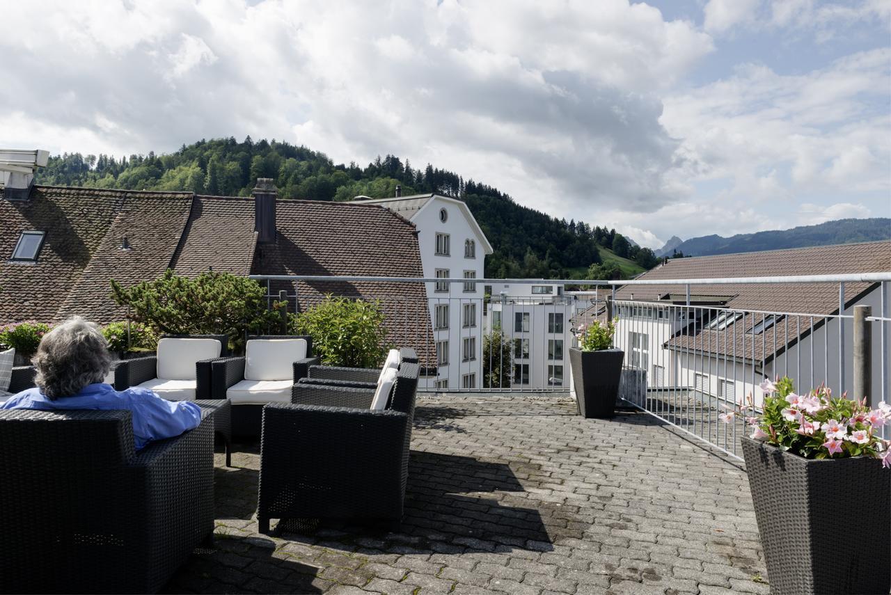 Kunsthotel Linde Garni Einsiedeln Luaran gambar